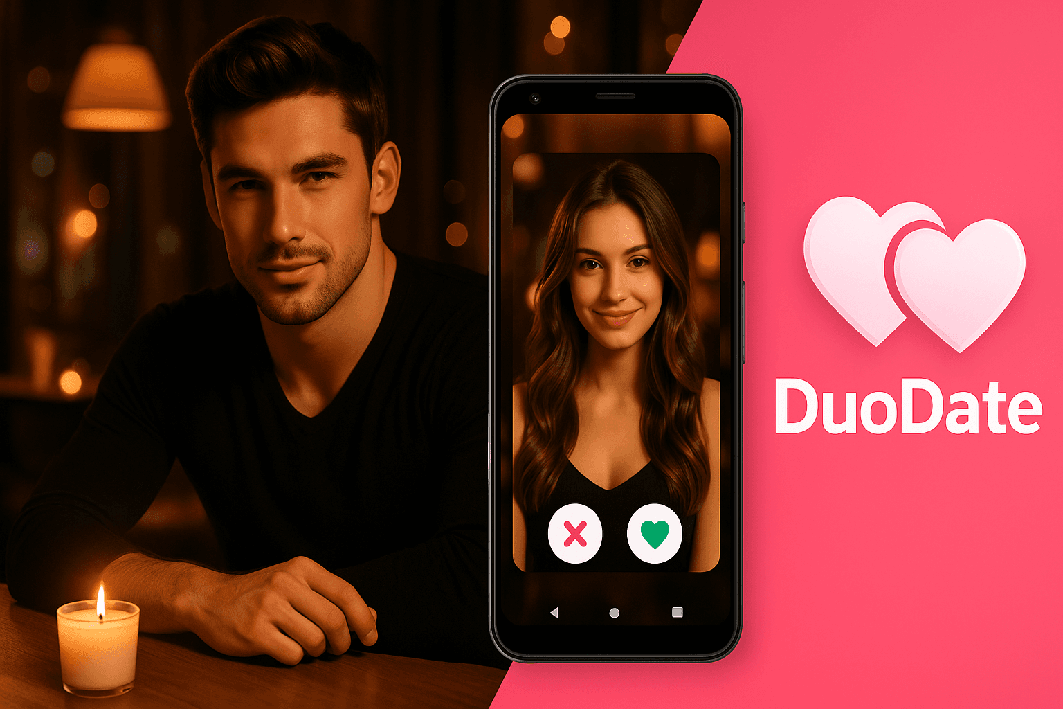 Duo Date - 100% Free Dating App with unlimited likes, see who likes you, and no paywalls